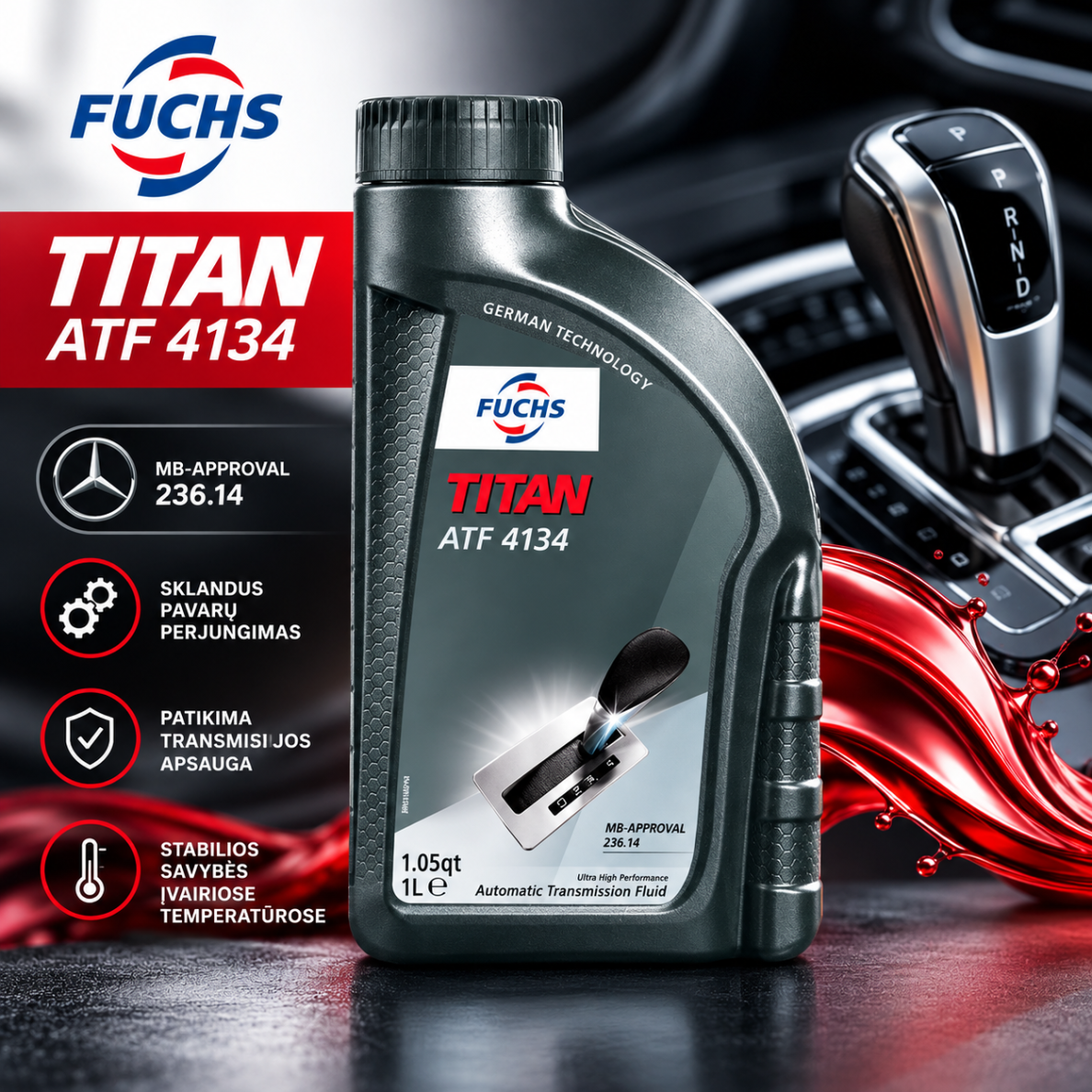 "FUCHS Titan ATF 4134" MB - Approval 236.14 3