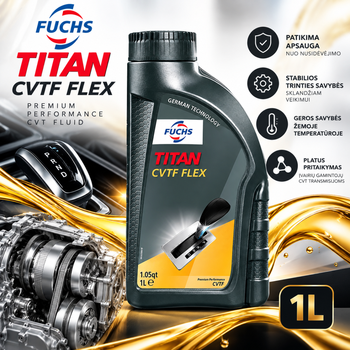 "FUCHS Titan CVTF FLEX" 3 "FUCHS Titan CVTF FLEX" 3