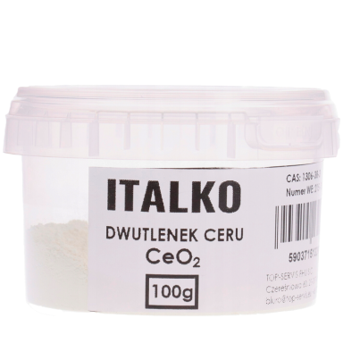 "ITALKO" CeO2 Stiklo poliravimo milteliai, 100g