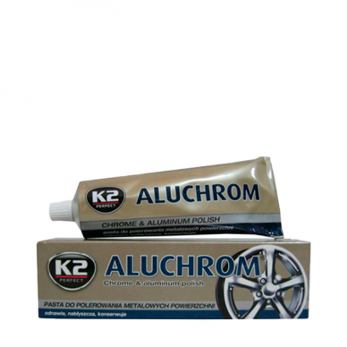 "K2 Aluchrom" Chromo ir aliuminio polirolis, 120g 1