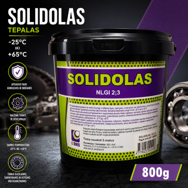 "Lubris" Tepalas Solidolas (-25°C +65°C), 800g