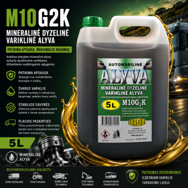 "M10G2K" Dyzelinė variklinė alyva