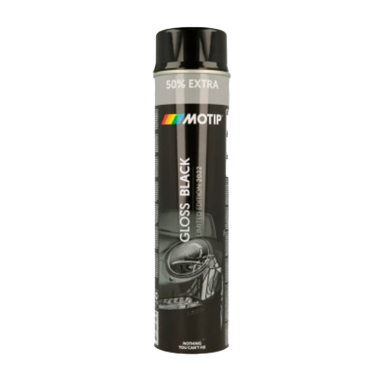 "Motip" 50% Extra Dažai, juodos blizgios spalvos, 600ml