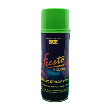 "SVP Feesto" Dažai, RAL6018 geltonai žalios spalvos, 330ml