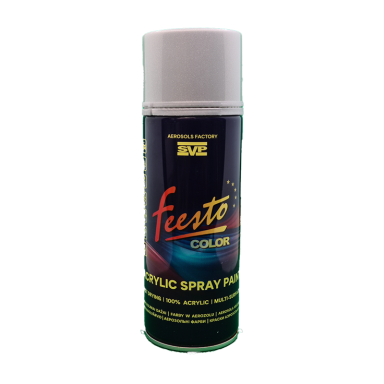 "SVP Feesto" Dažai, RAL9006 aliuminio baltos spalvos, 330ml