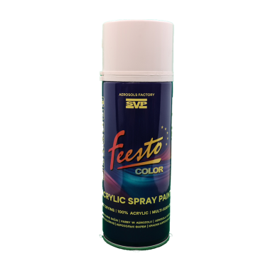 "SVP Feesto" Dažai, RAL9010 grynai baltos spalvos, 330ml
