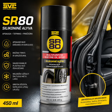 "SVP SR80" Silikoninė alyva, 450ml