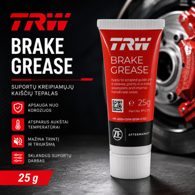"TRW Brake Grease PFG110" Suportų kreipiamųjų kaiščių tepalas, 25g