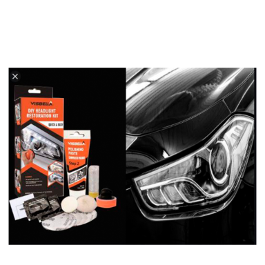 "Visbella Diy Headlight Restoration Kit" Žibintų poliravimo rinkinys