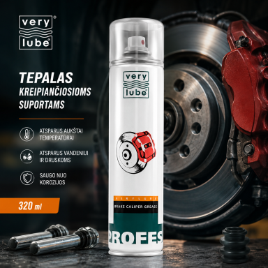 "XADO Very Lube" Tepalas kreipiamiesiems suportams, 320ml